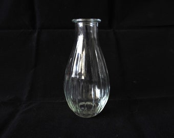 Glass Vase, Bud Vase, Clear Glass Posy Vase