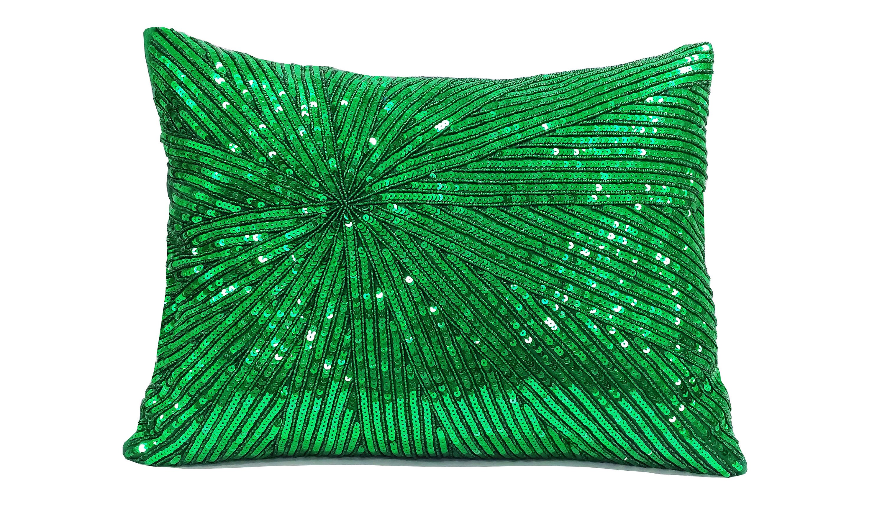 Emerald Green Sequin Pillow Cover Rectangular Pillow Lumbar Etsy