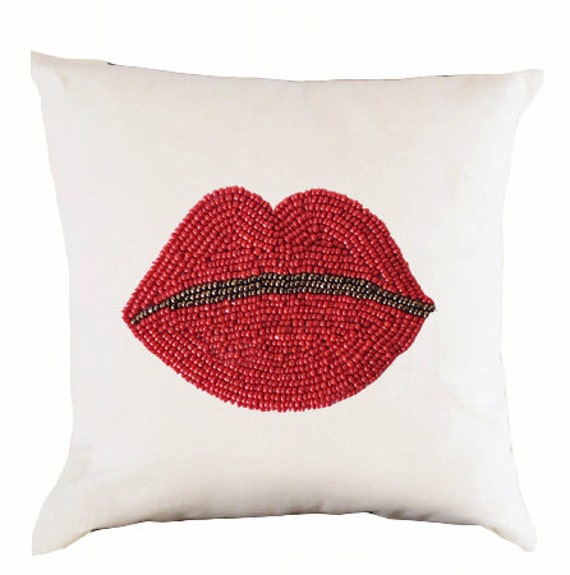 Pop art top throw pillows