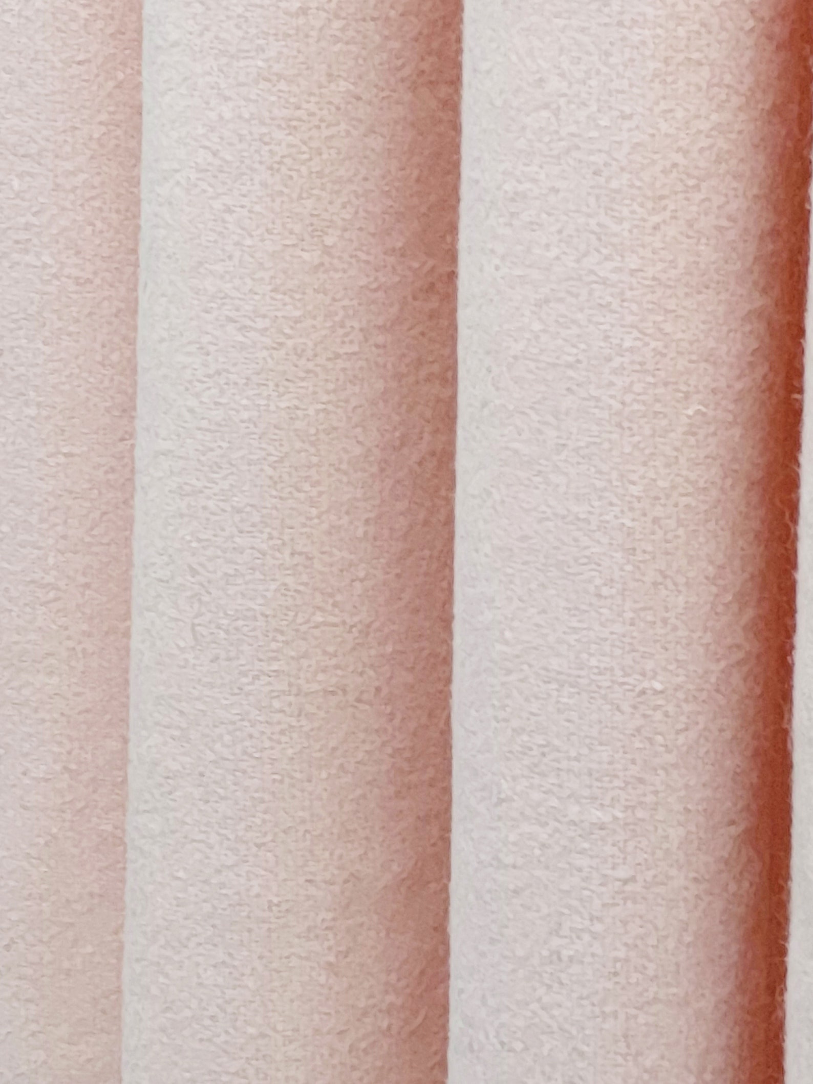 Blush Pink Wool Felt Curtains Woolen Felt Curtain Panel Etsy