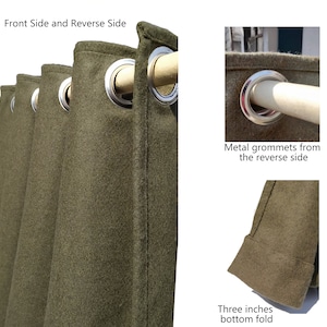 Amore Beaute curtain does not block light. It can be backed by cotton lining to reduce the amount of light that filters through. The lining is not the same as the black outlining.