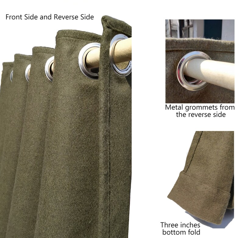 Amore Beaute curtain does not block light. It can be backed by cotton lining to reduce the amount of light that filters through. The lining is not the same as the black outlining.