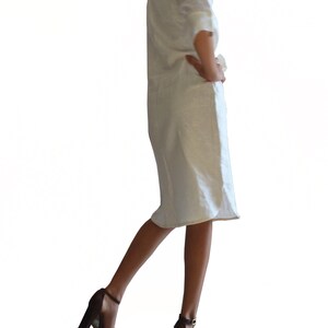 Linen Dress Washed Linen Dress Custom Shirts for - Etsy