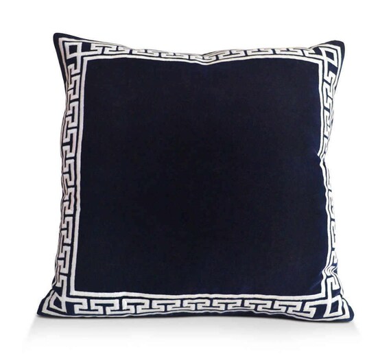 Navy velvet pillow shams Clearance