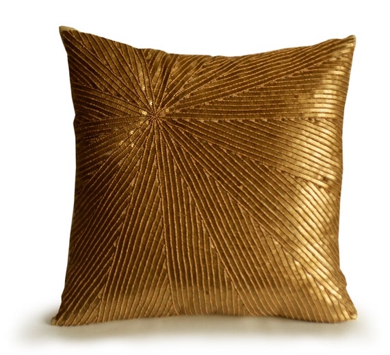 Gold 2025 sequin pillows