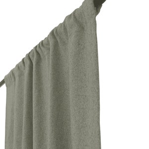 Wool Felt Curtains With Rod Pocket, Living Room Curtains, Bedroom Curtains, Kids Room Curtains, Custom Made Drapery, Custom Made Curtains,