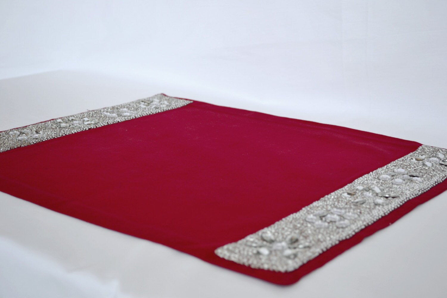 Sequin Placemats Red Placemats Diamond Glaze Placemats Etsy Canada