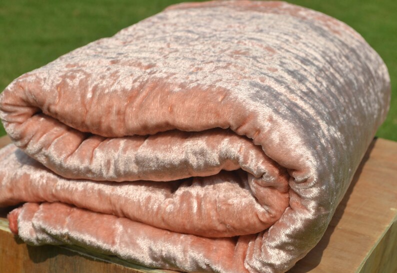 Velvet Blanket Olive Green Ombre Velvet Quilt Olive Green Etsy