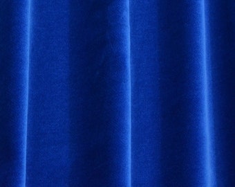 LIMITED EDITION - Royal Blue Velvet Curtain Drapes, Blue Room Curtain, Window Curtain, Door Curtains, Custom Made Living Room Curtains