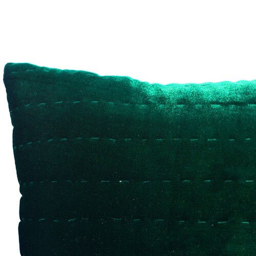 Green Velvet Pillow Emerald Green Pillow Cover Euro Shams Etsy