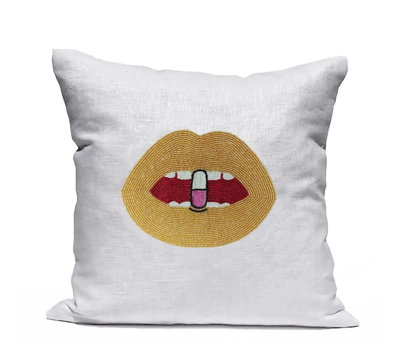 Line Art Gifts Fingers Crossed Line Art Throw Pillow Multicolor 18x18 Line Art Gifts Fingers Crossed Line Art Throw Pillow Multicolor 18x18