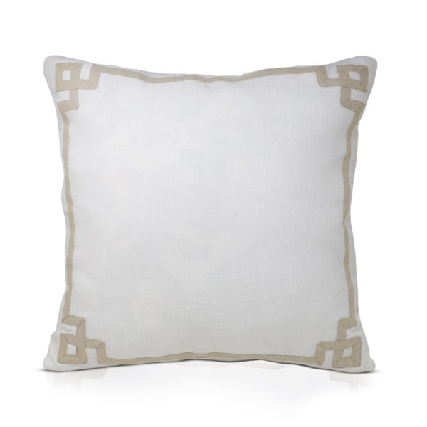 Greek Key Pillow Etsy