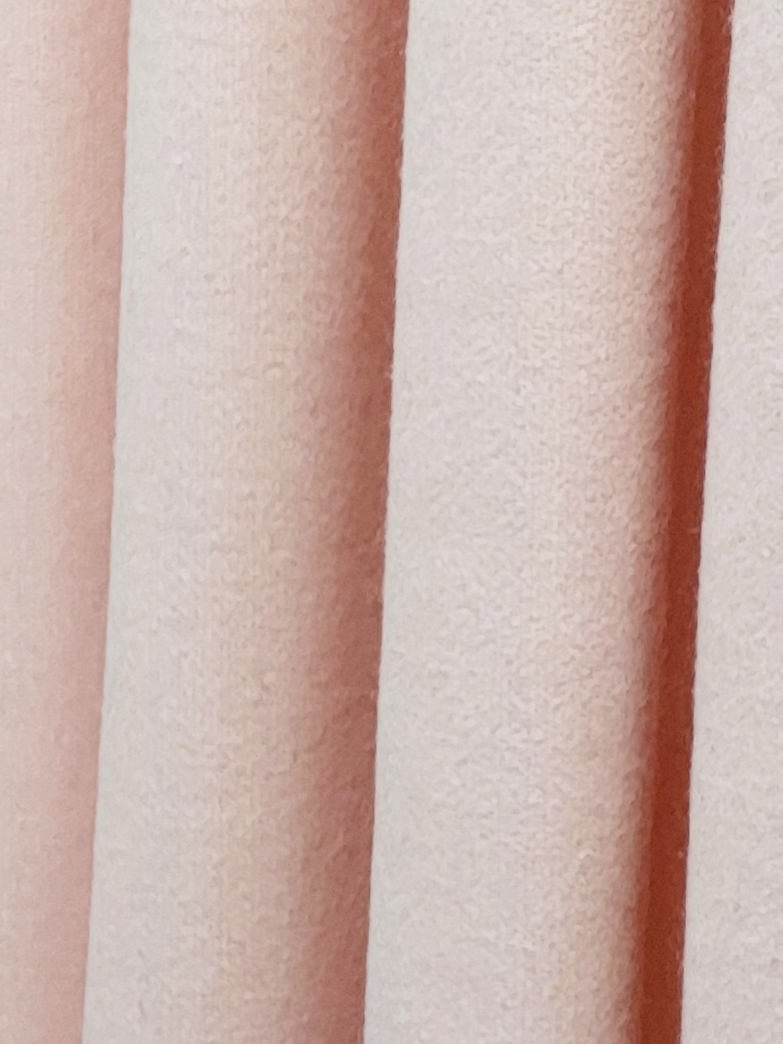Blush Pink Wool Felt Curtains Woolen Felt Curtain Panel Etsy