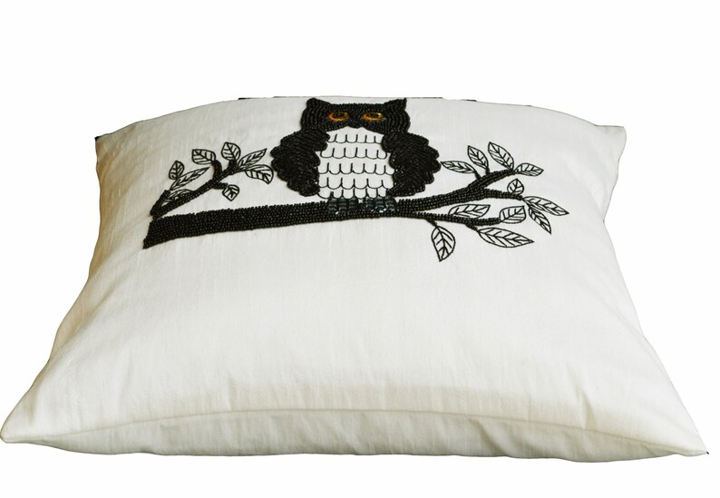 Owl Pillow Covers Animal Pillow Cover Woodland Pillow Etsy