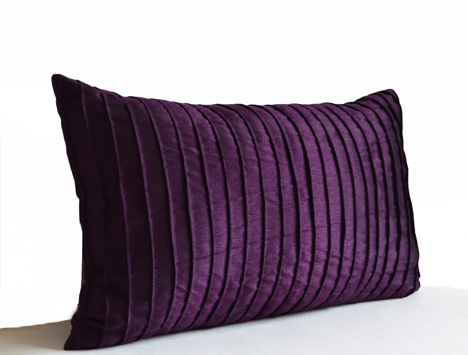 Extra Long Lumbar Throw Pillow in Kelp Lavender – Color Caravan