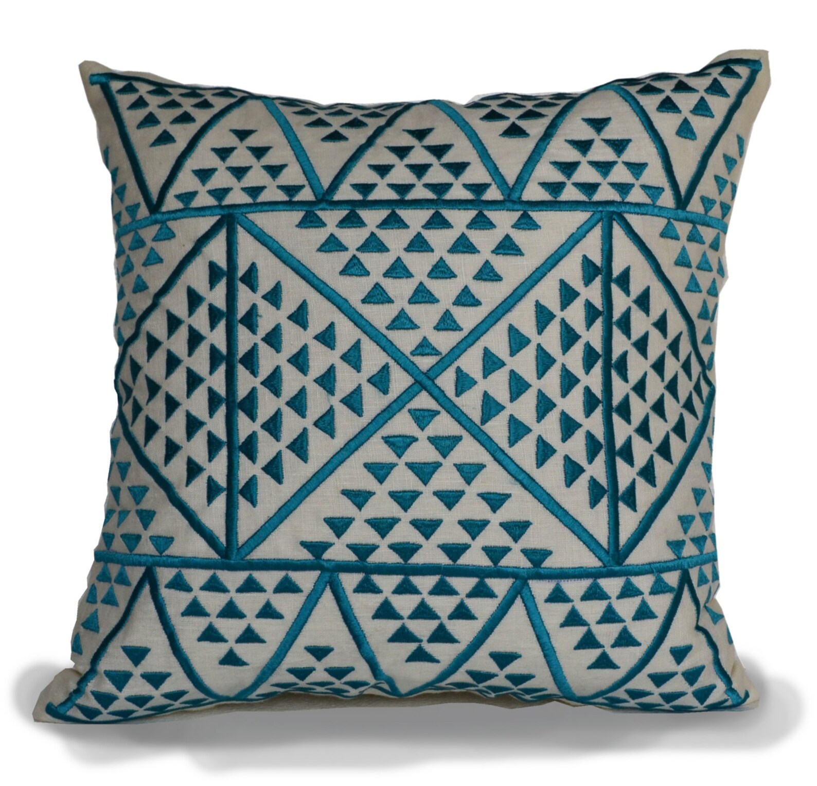 Aztec Decorative Pillow Cover Linen Throw Pillow Geometric Etsy