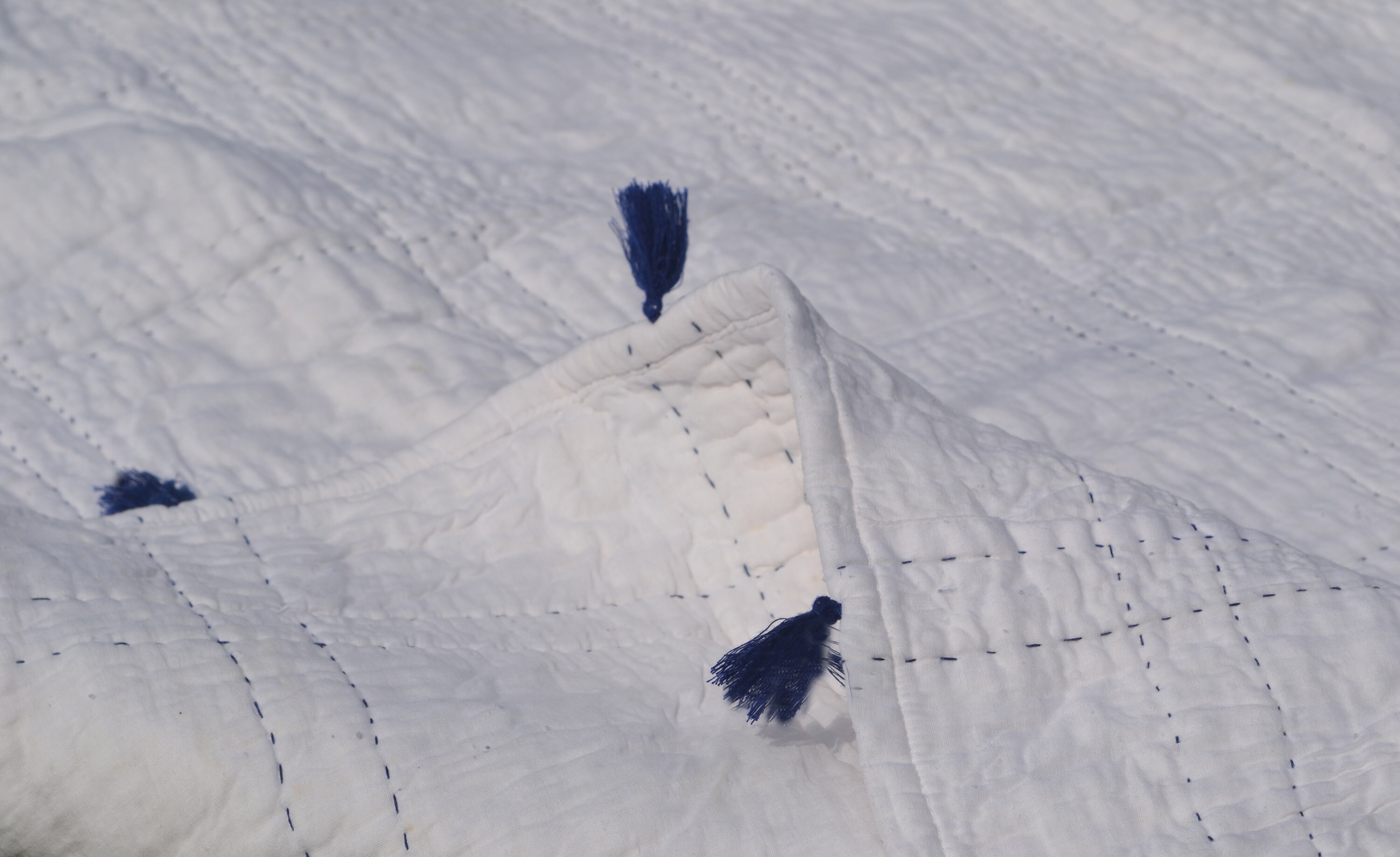 Cotton Quilt White Cotton Quilt Lap Quilt Queen Quilt King Etsy