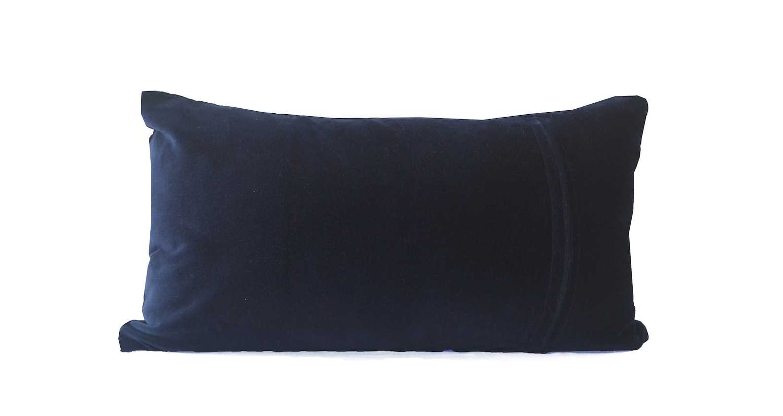 Navy Velvet Throw Pillow Cover Navy Gold Pillow Cover Etsy