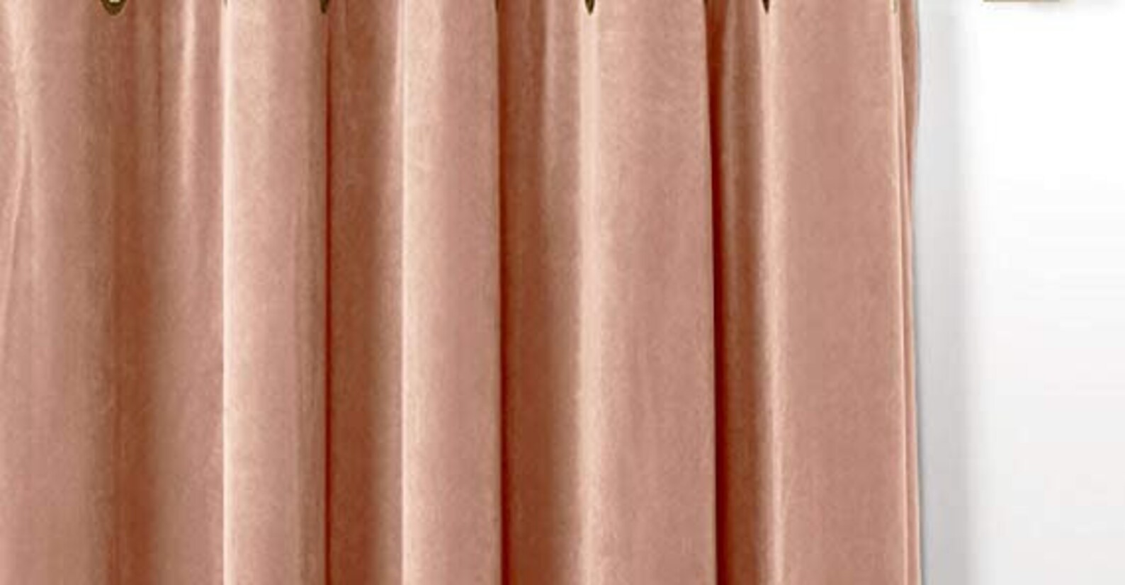 Cortina de terciopelo rosa 100 algodón cortinas de Etsy
