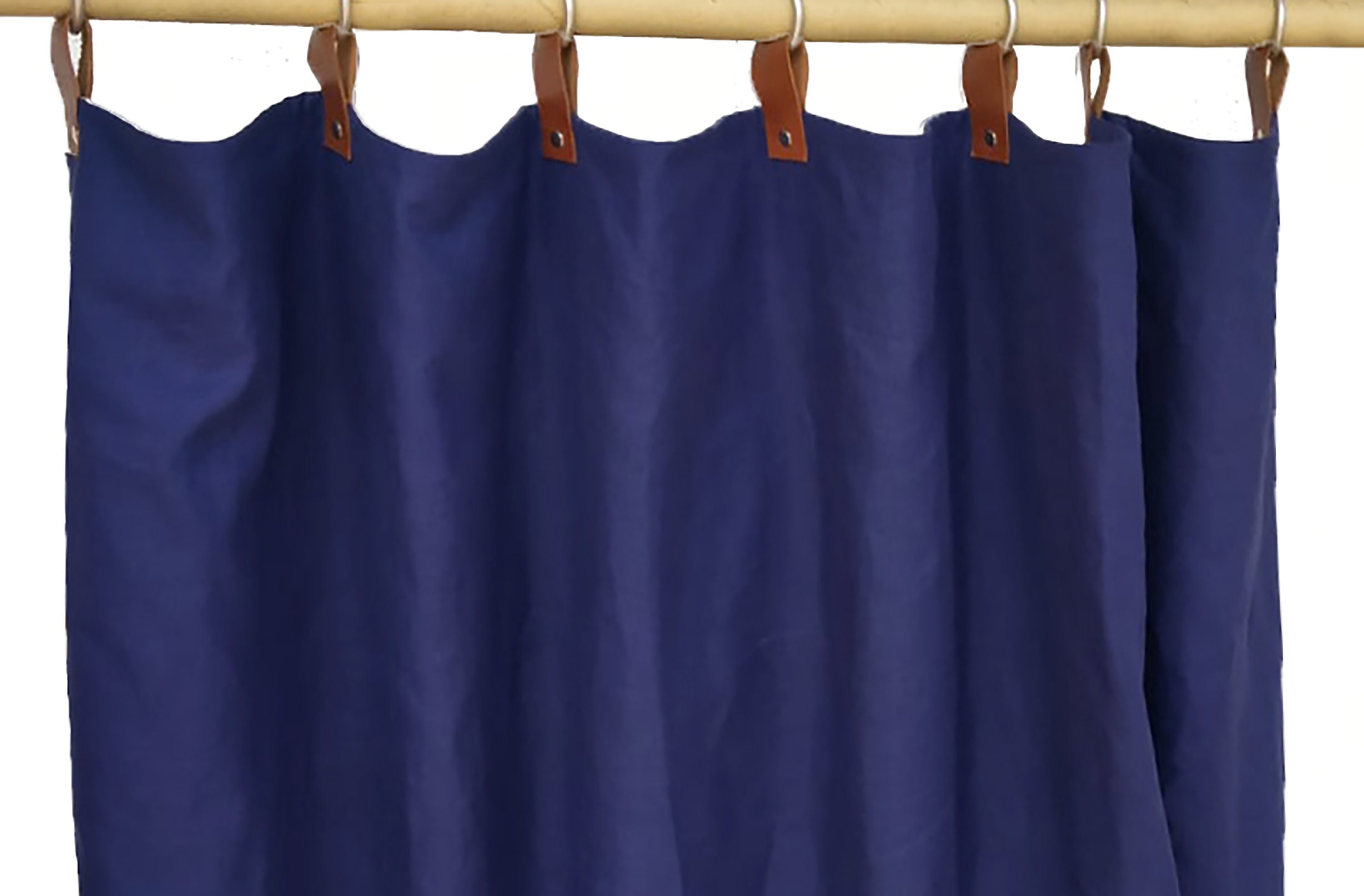 Linen Curtain Custom Curtains Navy Blue Linen Curtains & Etsy UK