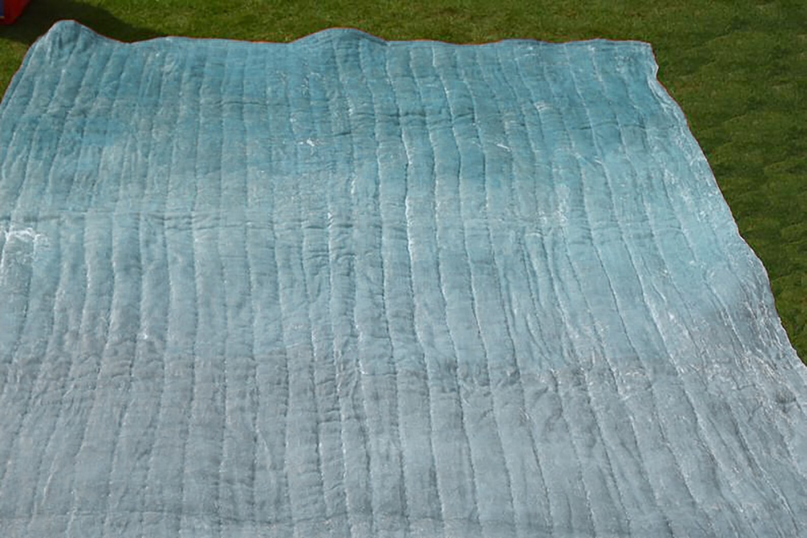 Blue Ombre Velvet Quilt Mother's Day Gift Blue Ombre Etsy