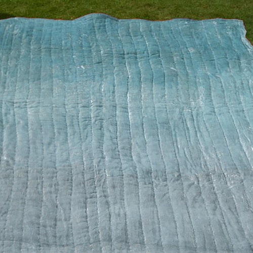 Blue Ombre Velvet Quilt Mother's Day Gift Blue Ombre Etsy