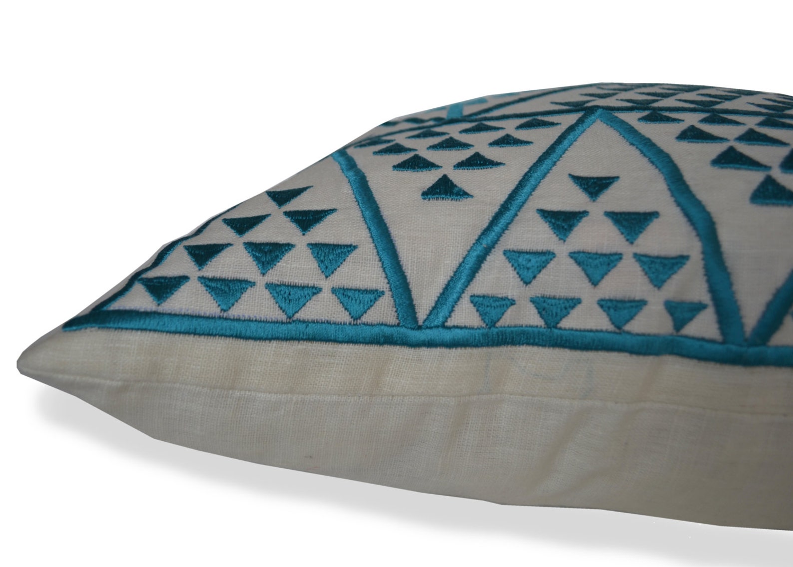 Aztec Decorative Pillow Cover Linen Throw Pillow Geometric Etsy