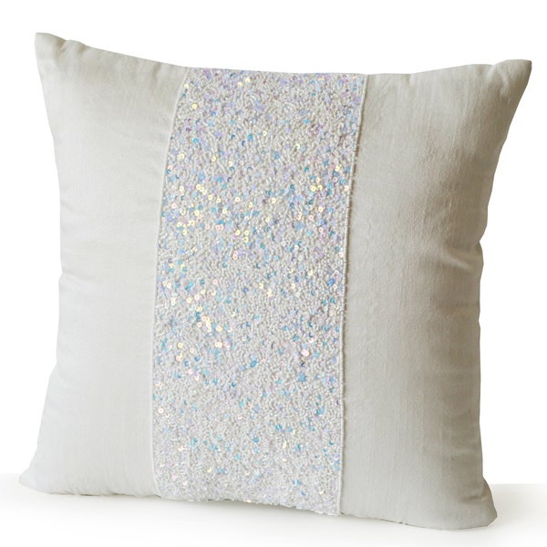 Ivory Silk Pillow Etsy