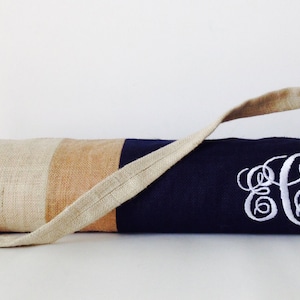 Yoga Bag, Yoga Mat Bag, Personalized Yoga Bag, Navy Yoga Mat Bag, Yoga Bags, Customizable Yoga Bag, Yoga Gym Bag, Yoga Tote Bag