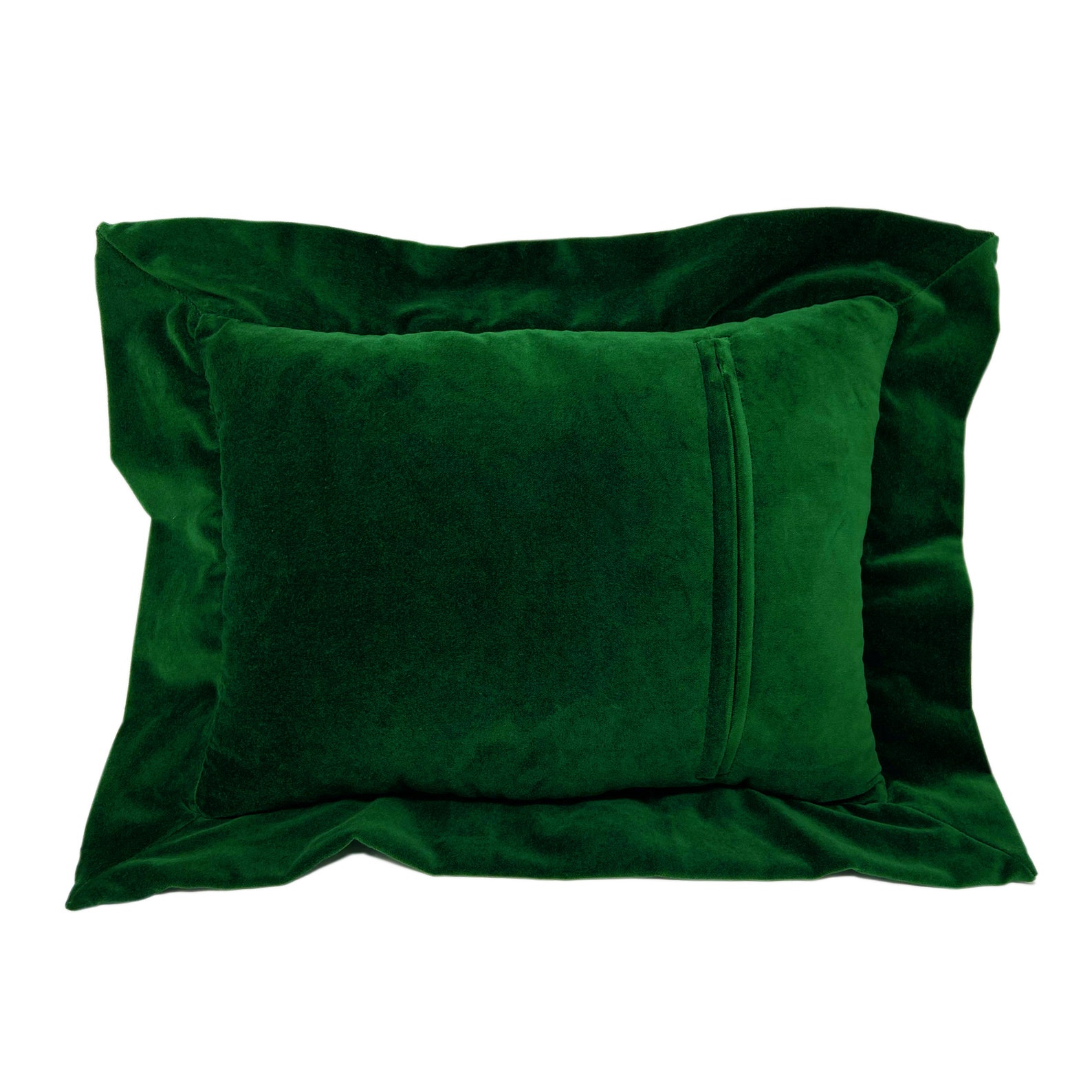 Emerald Green Velvet Duvet Cover 100% Cotton Velvet Shams - Etsy
