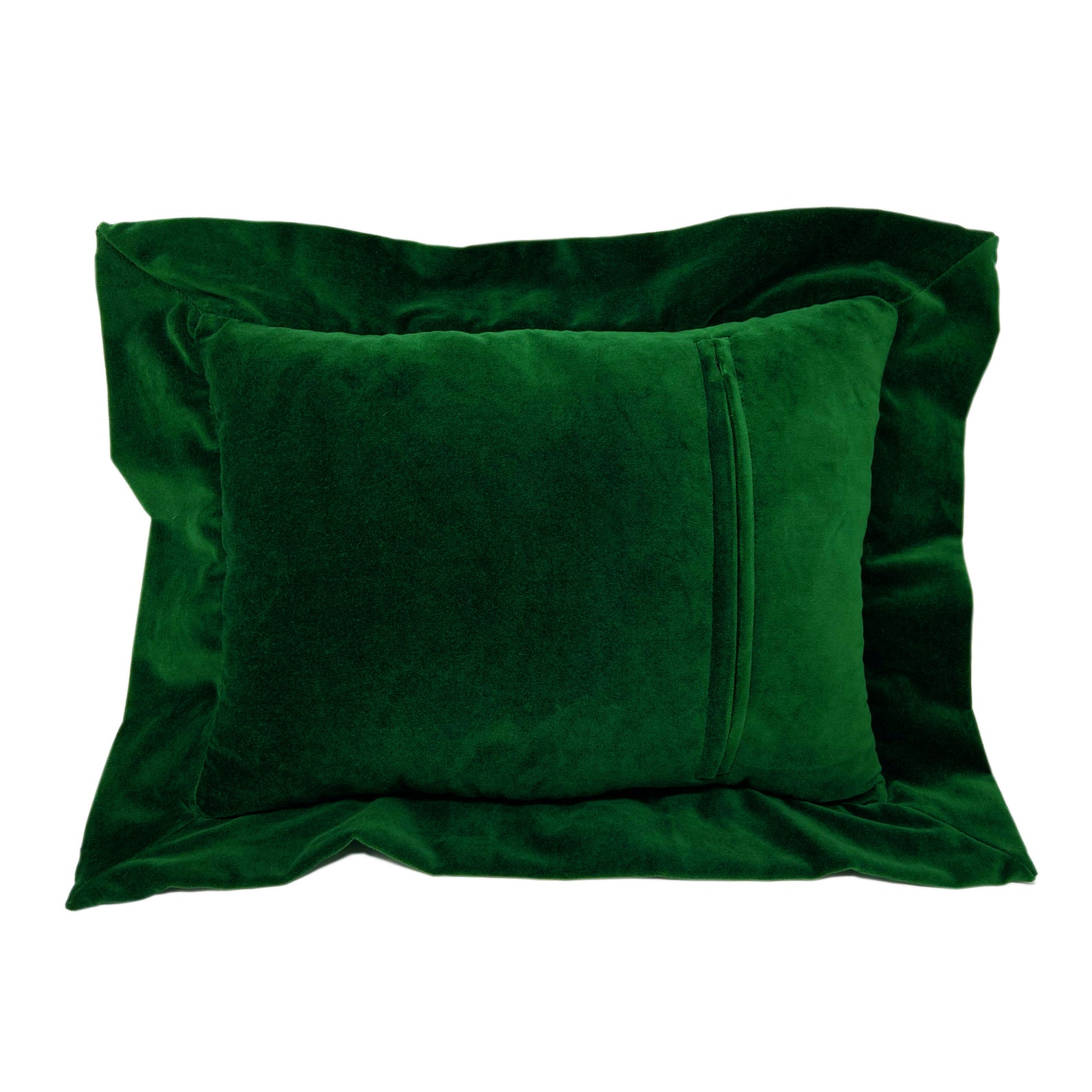 Emerald Green Velvet Duvet Cover 100 Cotton Velvet Shams Etsy