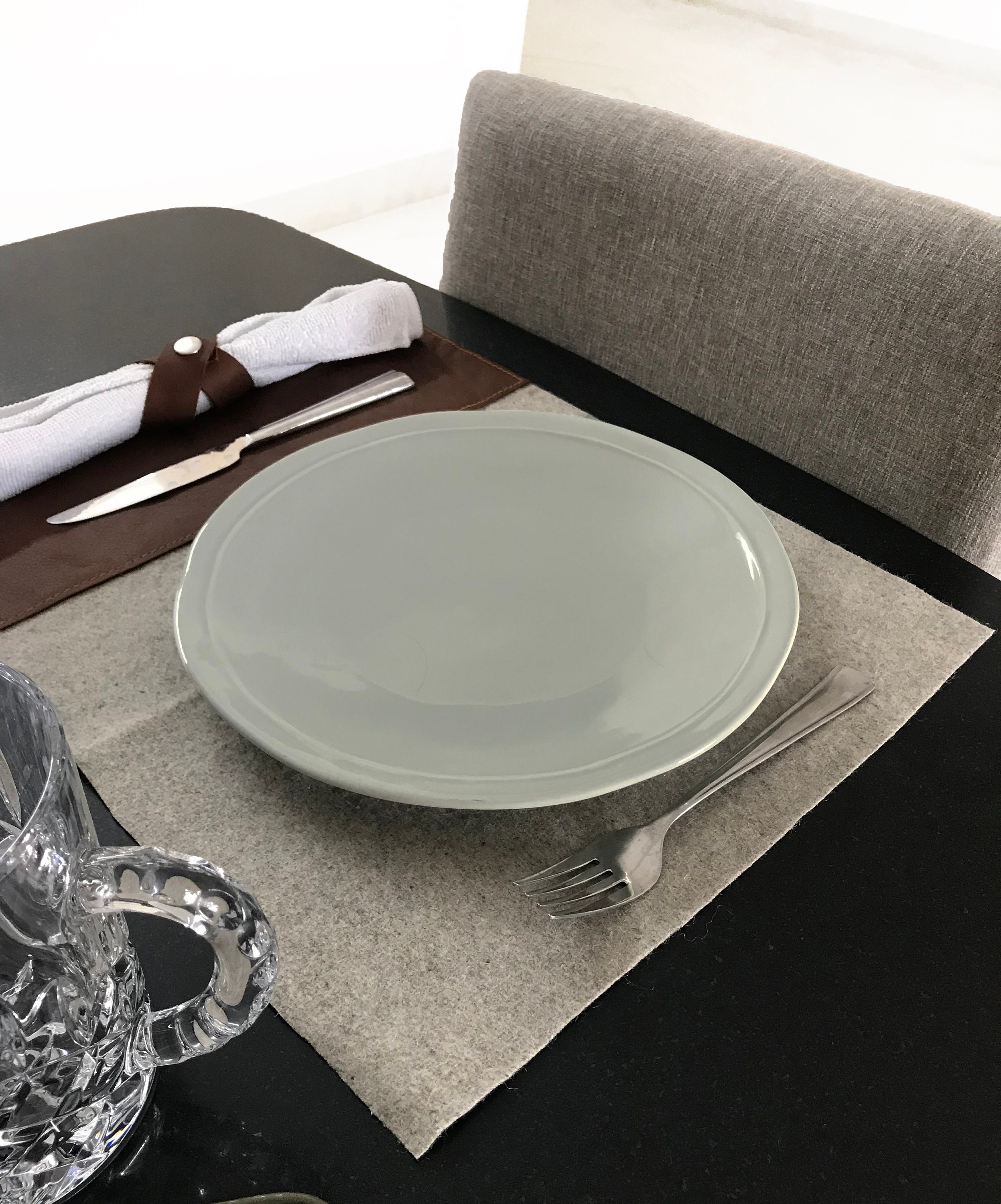 Round placemats for Table Round Table Mats Placemats for Etsy