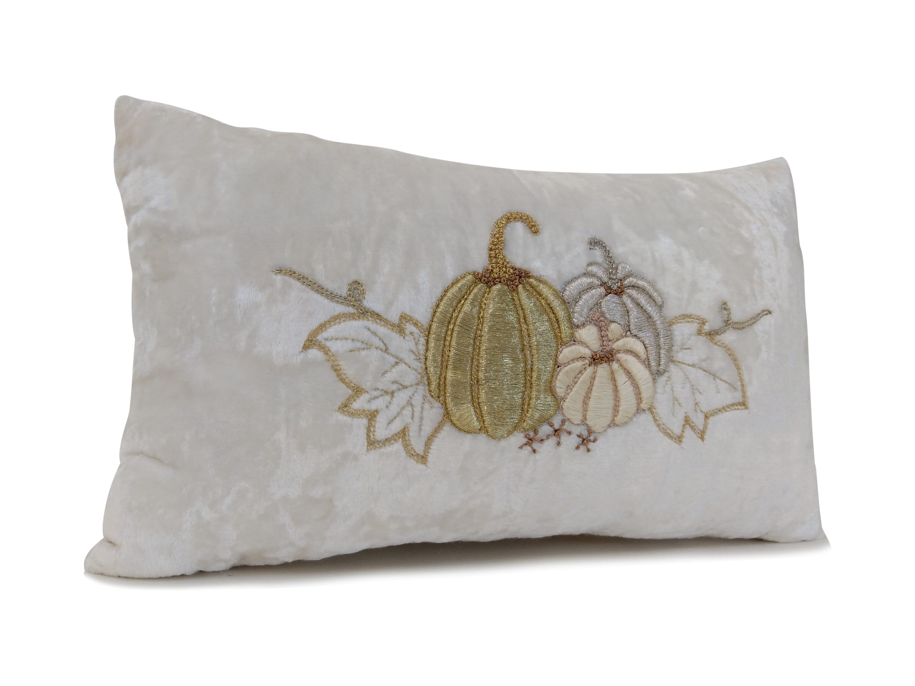 Kürbis Kissenbezug 43x43cm - Halloween Kissenbezug Mit Kürbismuster Aus Polyester