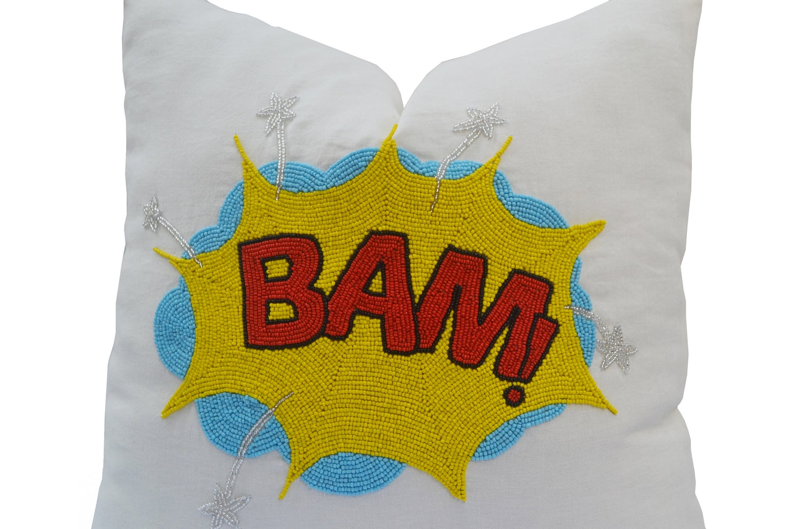 Pop Art Pillow Cover BAM Linen Pillow Dorm Decor for College Etsy
