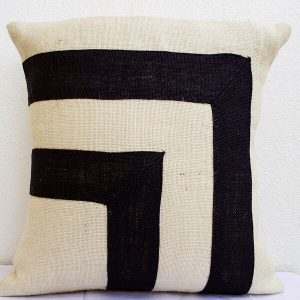 Burlap Pillow Covers Etsy