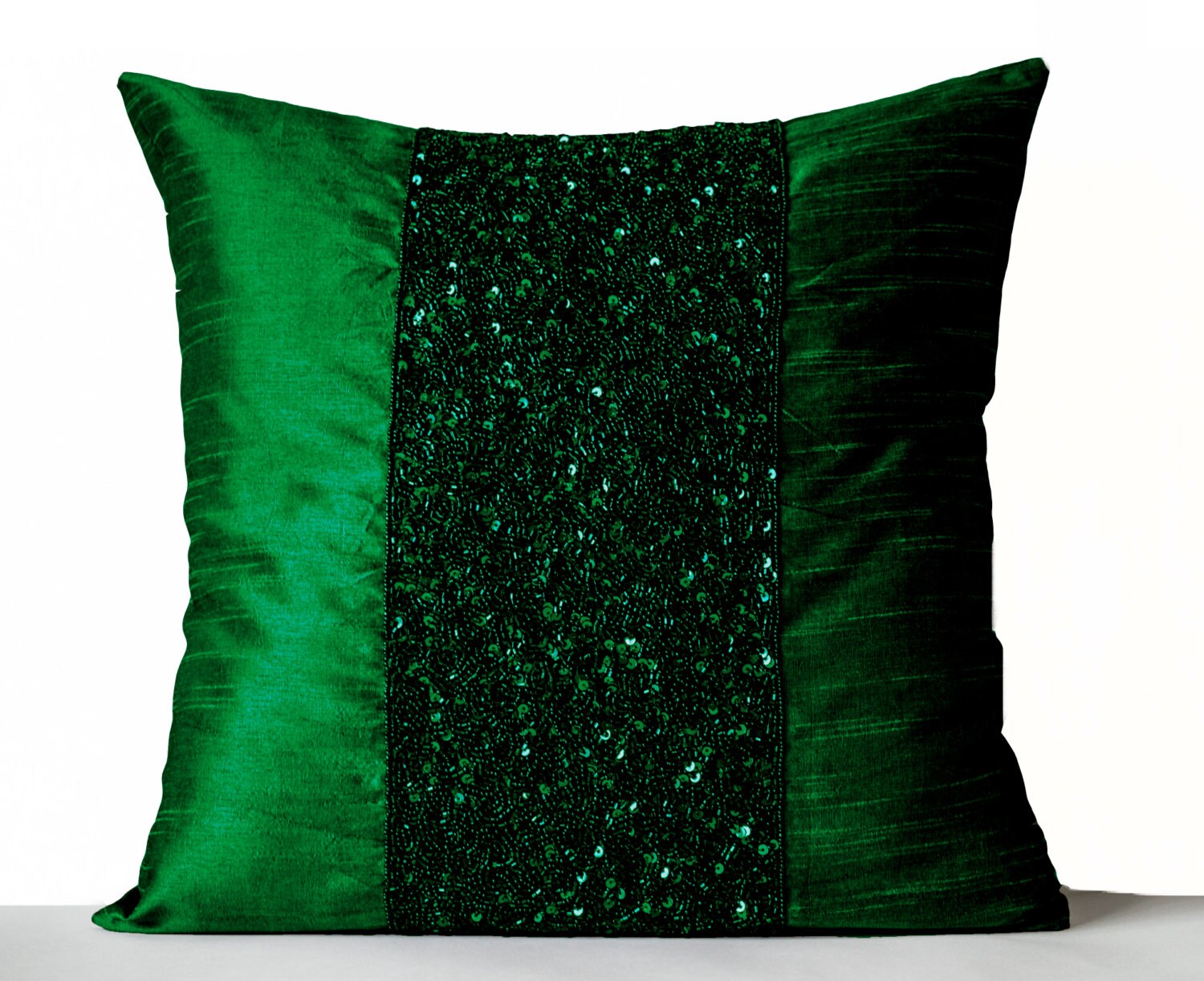 Green Pillow Cover Throw Pillows Couch Pillows Emerald