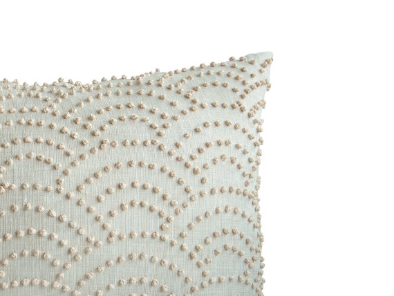oatmeal throw pillow