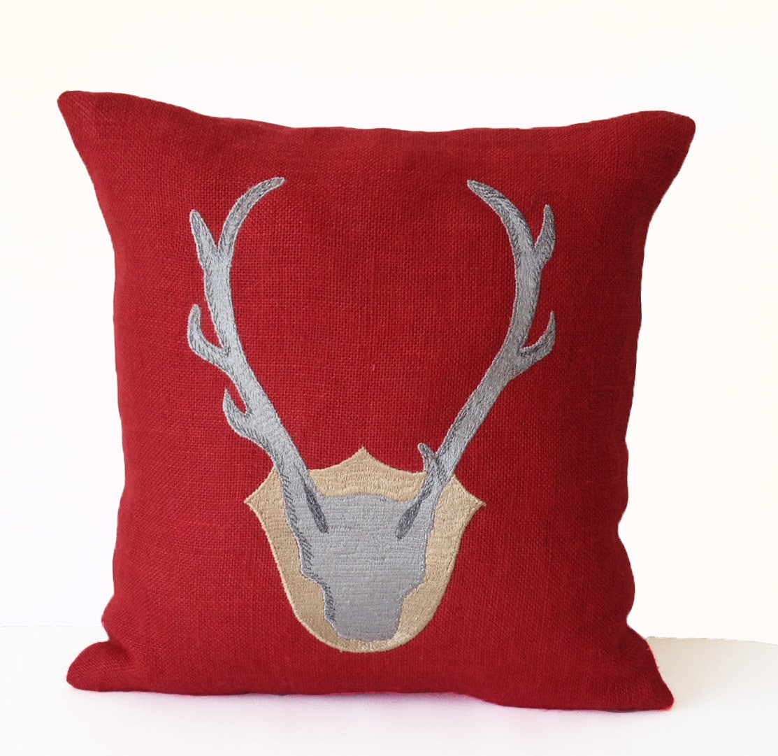 antler cushion