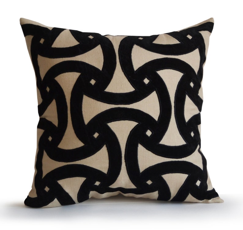 Black Pillow Covers Gray Pillow Velvet Pillow Cover Black Etsy