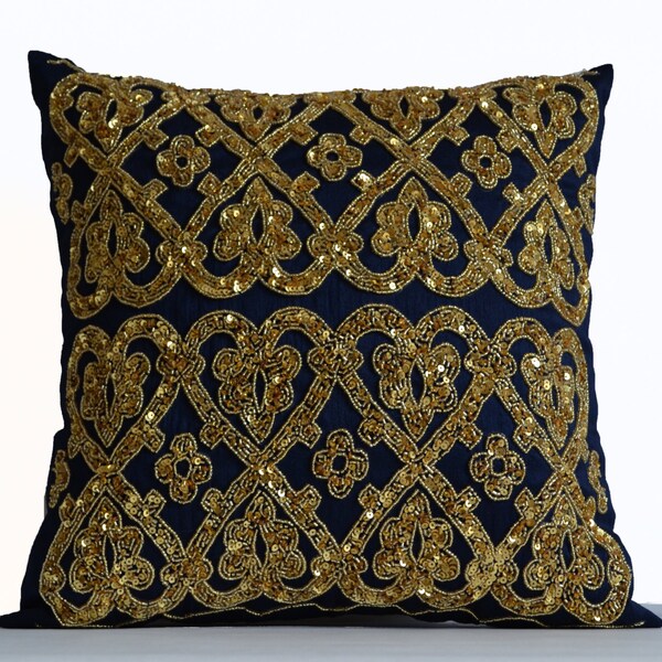 Gold Throw Pillow Etsy