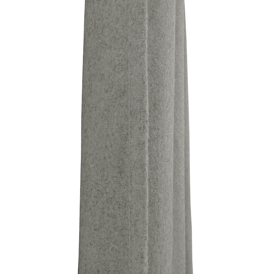 Wool Felt Curtains With Rod Pocket Living Room Curtains Etsy