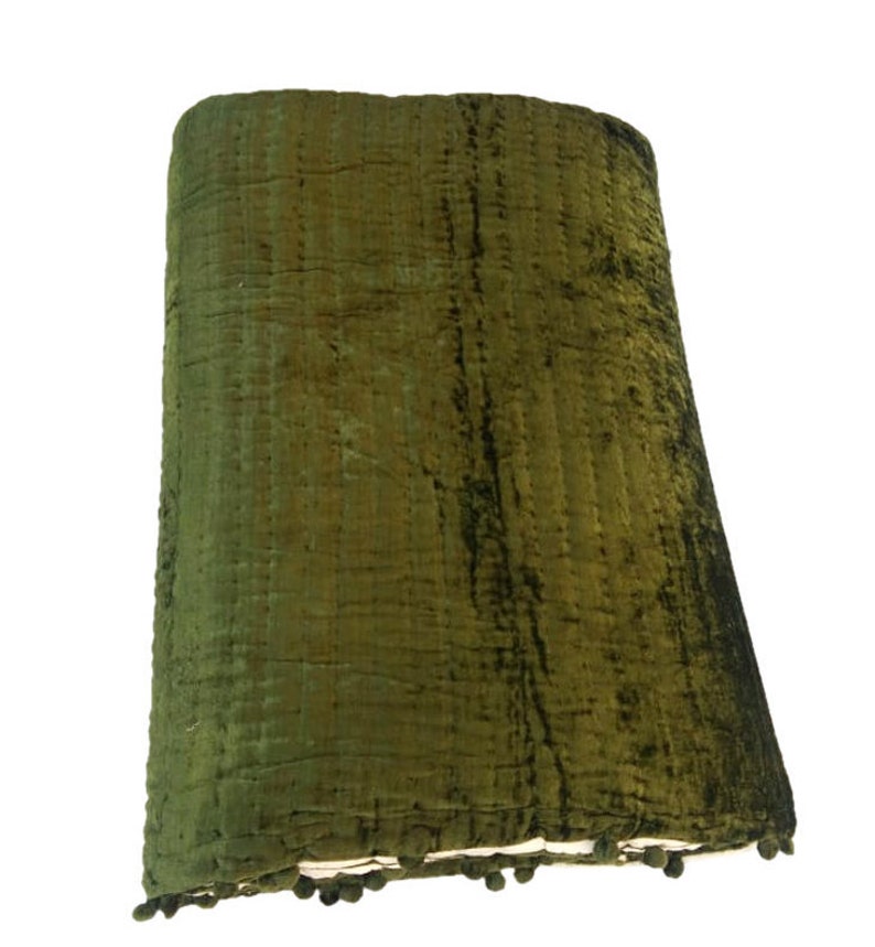 Olive Green Quilt Handmade Quilt Homemade Quilts Twin Etsy