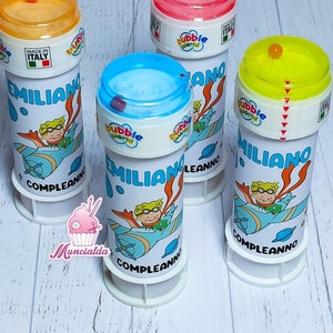 Bolle di sapone personalizzate PICCOLO PRINCIPE, gadget fine festa bimbi, ricordini fine festa, gadget giochini per bimbi, ricordini festa