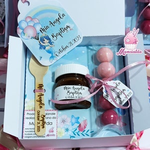 Nutelline personalizzate SIRENETTA, bomboniere artigianali Battesimo bimba, bomboniere sirenetta, bomboniere Battesimo, cucchiaino inciso