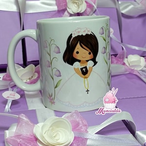 Tazza mug personalizzata Bomboniere Prima Comunione, prima Comunione, tazze ceramica, mug Bomboniere Cresima, bomboniere artigianali