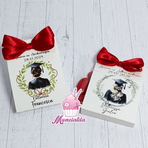 Cartoncini porta confetti LAUREA, bustine confetti Laurea, piccole bomboniere Laurea, cartoncini confetti, bomboniere confetti Laurea