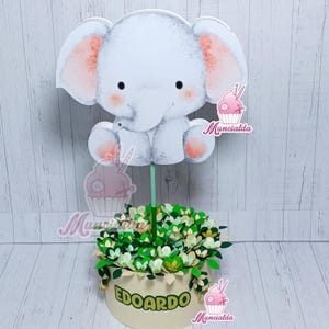 Centrotavola ELEFANTINO, centrotavola Battesimo, decorazioni Battesimo, centrotavola Battesimo bimbo, decorazioni artigianali per eventi