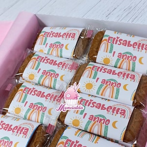 Scatola biscotti personalizzati, biscotti con etichetta personalizzata, scatola biscotti, etichette biscotti, scatola biscotti monoporzione