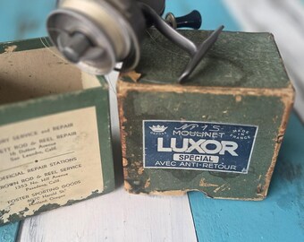 Vintage Luxor Pezon & Michel Spinning Reel - Etsy