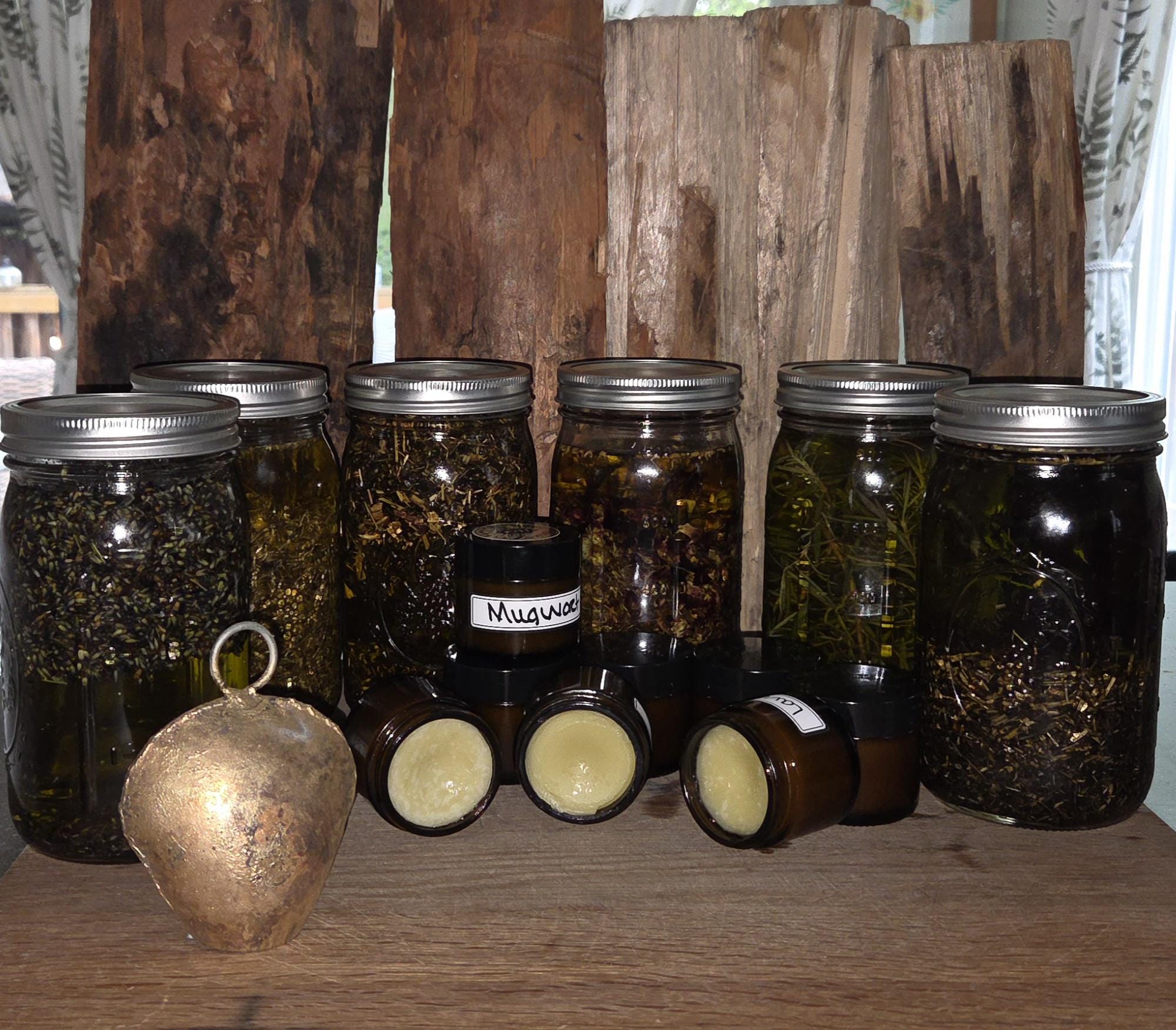 Cleavers Salve - Herbal Moisturizing Balm - Botanical Ritual Salve - Natural Skincare- Handmade Apothecary Gift